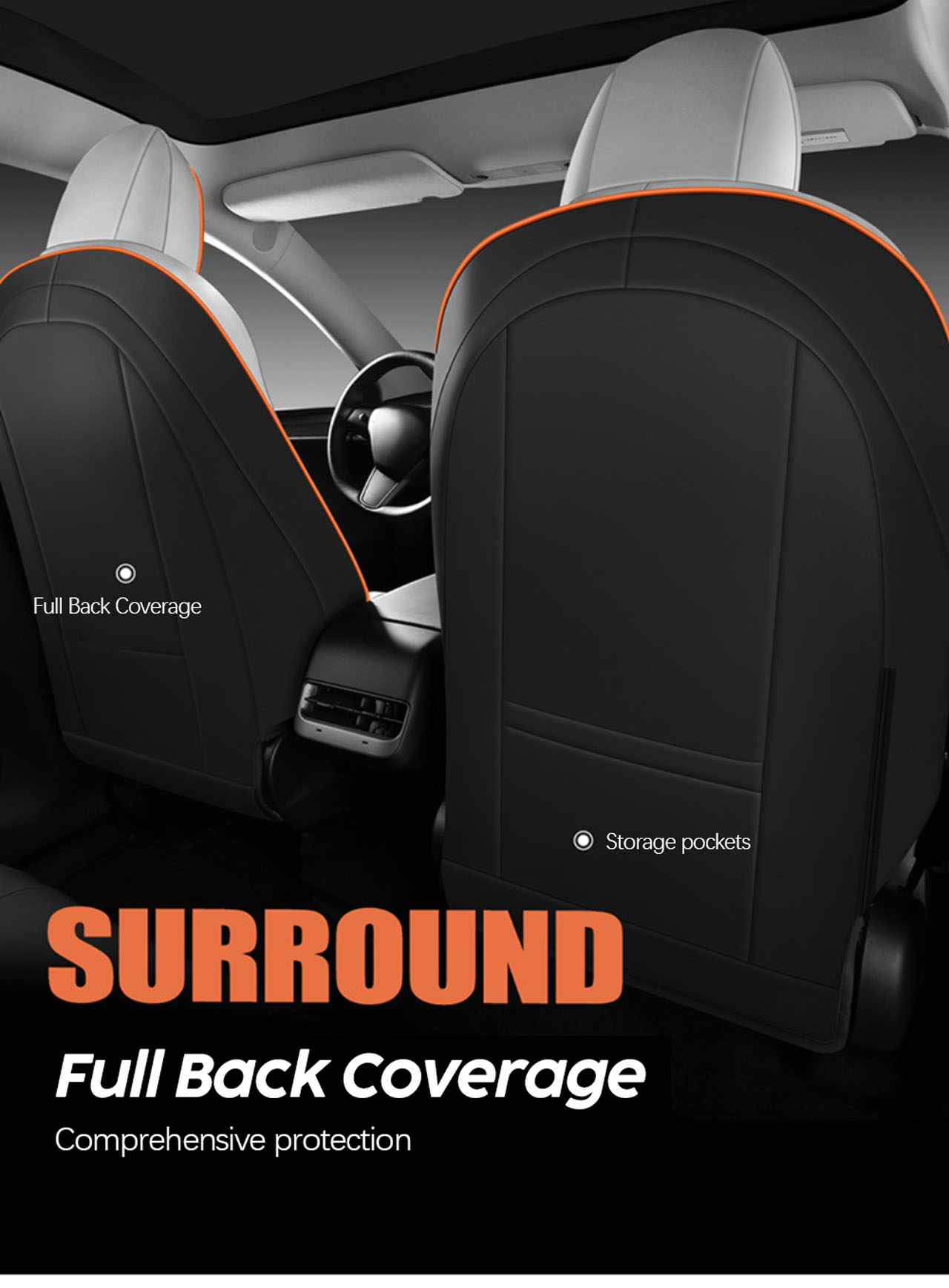 Tesla Y car seat cover 